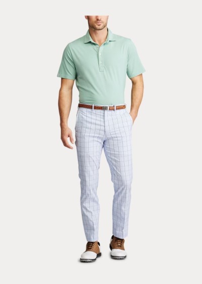 Men's Ralph Lauren Tailored Fit Plaid Chino Pants | 308579VBX